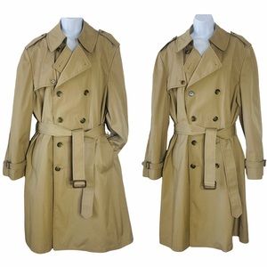 Great Vintage Double Breasted Belted Trench